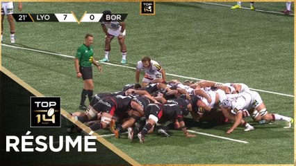 TOP 14 Saison 2024-2025 J02 - Résumé LOU Rugby - Union Bordeaux-Bègles