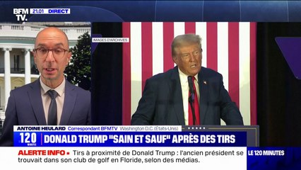États-Unis: Donald Trump "sain et sauf" après des coups de feu tirés à proximité de lui