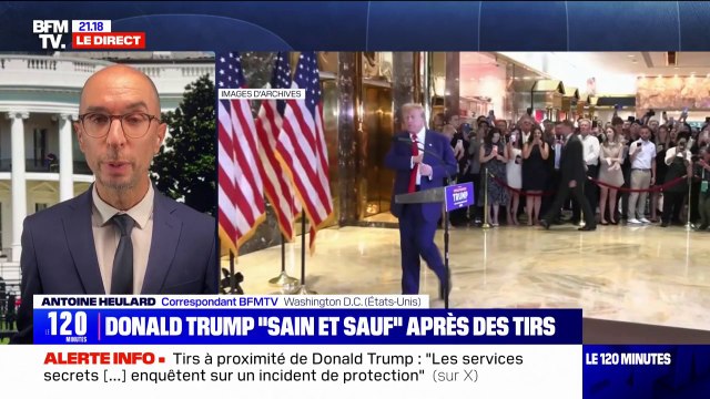 États-Unis: une personne interpellée après des tirs à proximité de Donald Trump