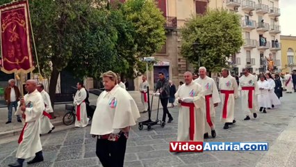 Andria: video della processione della Festa Patronale 2024