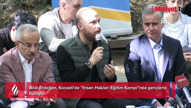 Bilal Erdoğan, 'İnsan Hakları Eğitim Kampı'nda gençlerle buluştu