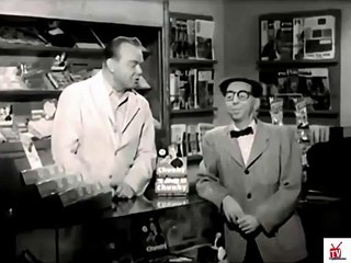 1958 CHUNKY candy - Arnold Stang buying candy (humorous)