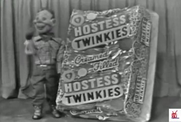 1958 Howdy Doody promoting Twinkies TV commercial
