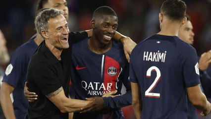 luis enrique enjoying “unique” dembélé
