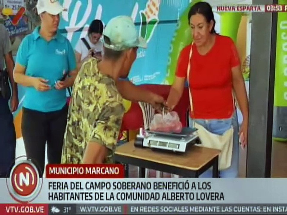 Familias del edo. Nueva Esparta son beneficiados con feria del Campo Soberano a precios asequibles