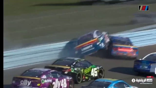 NASCAR Cup 2024 Watkins Glen Race Keselowski Byron Big Crash Airborne