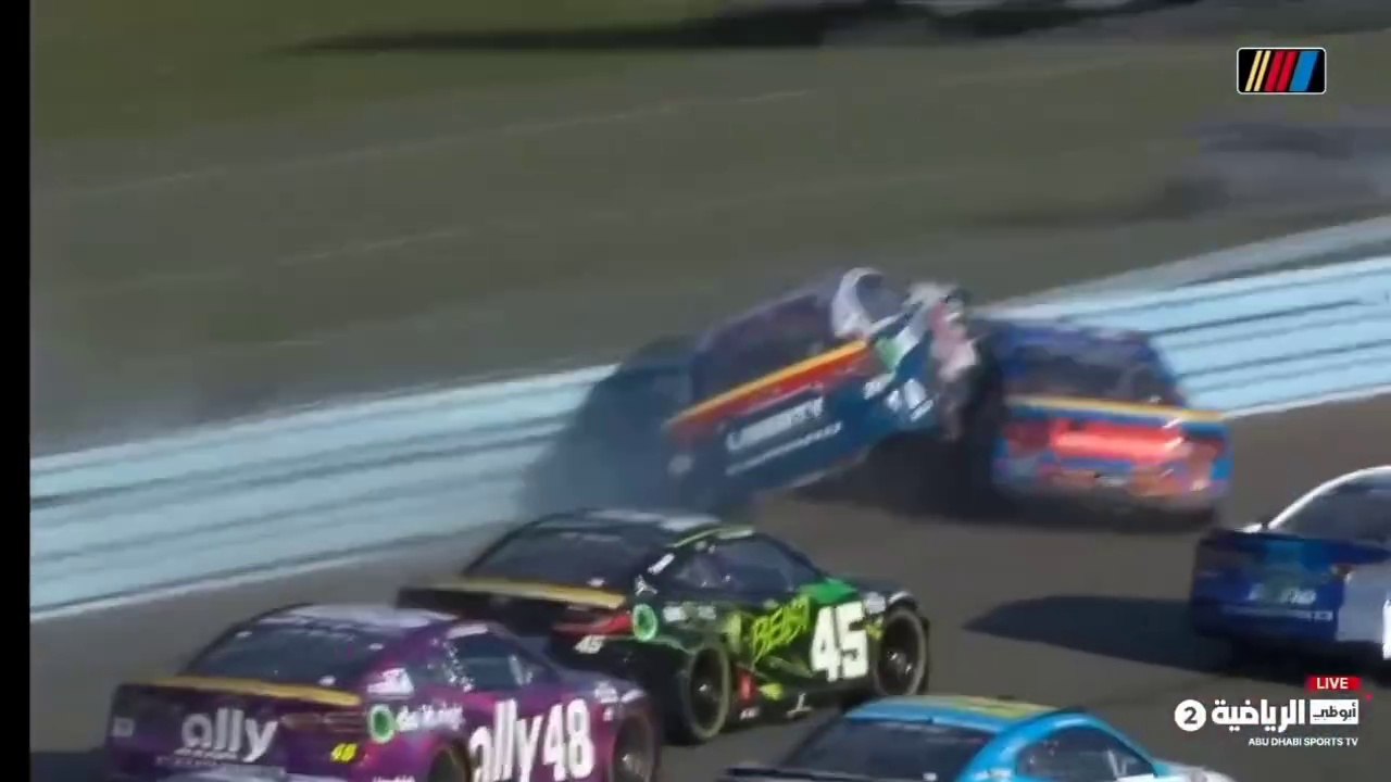 NASCAR Cup 2024 Watkins Glen Race Keselowski Byron Big Crash Airborne