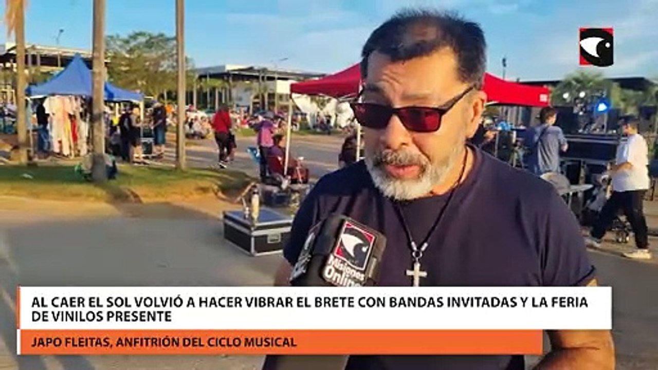 Al Caer el Sol volvió a hacer vibrar El Brete con bandas invitadas y la Feria de Vinilos presente