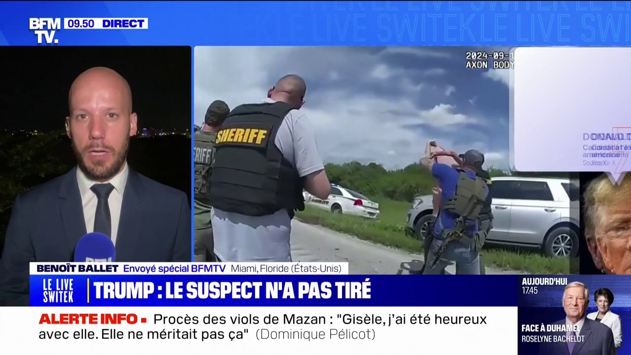 États-Unis: le suspect n'a pas tiré vers les agents de protection de Donald Trump, ni vers l'ancien président