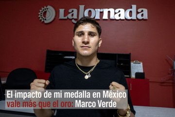 El impacto de mi medalla en México vale más que el oro: Marco Verde