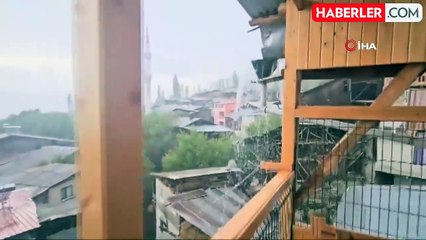 İspir'de Sağanak Yağış Hayatı Olumsuz Etkiliyor