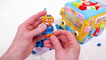 Toddler Learning Video for Kids and Babies - Pororo School Bus and Treehouse!