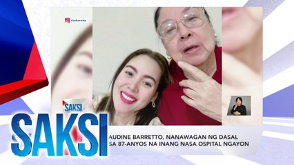 SAKSI Recap: Claudine Barretto, nanawagan ng dasal para sa 87-anyos na inang nasa ospital ngayon; "Shogun," nag-uwi ng 18 awards sa 2024 Emmys; Pilot episode ng "The Voice Kids Philippines," kinatuwaan ng netizens (Originally aired on Sept. 16, 2024 )