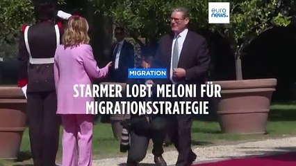 Sir Keir Starmer in Rom: Großbritannien will in Migrationsfragen von Italien lernen