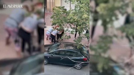 Una entre dos clanes familiares en Canals (Valencia) acaba con cuatro detenidos