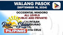 Klase sa ilang lugar sa Luzon at Visayas, suspendido ngayong araw dahil sa habagat