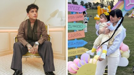 Christian Nodal responde a quienes lo atacan por no compartir fotos de su hija y sí de Ángela Aguilar: "No se metan"
