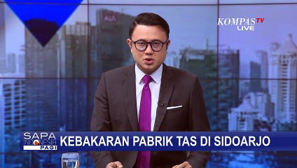 Pabrik Tas di Sidoarjo Kebakaran, 20 Unit Damkar Dikerahkan
