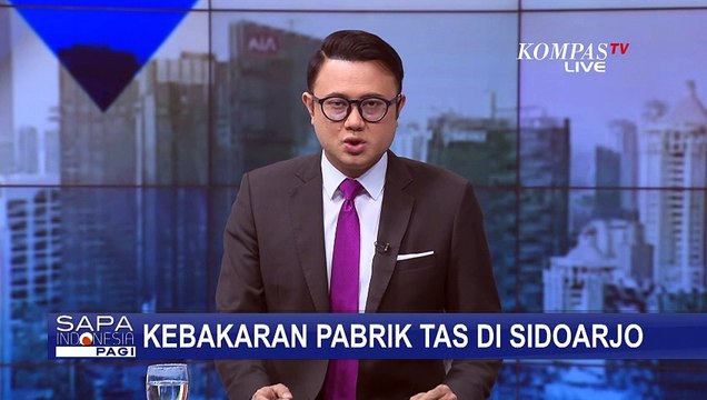 Pabrik Tas di Sidoarjo Kebakaran, 20 Unit Damkar Dikerahkan