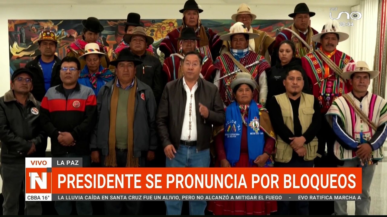 Mensaje de Luis Arce