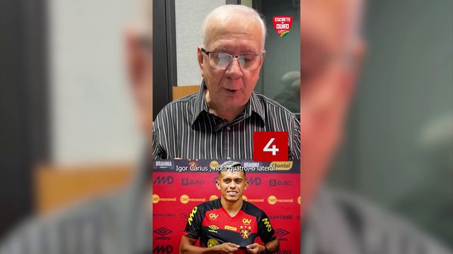 RALPH DE CARVALHO avalia e dá notas aos JOGADORES DO SPORT após vitória contra o CRB