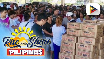 DSWD, puspusan ang pagtulong sa mga residente na naapektuhan ng baha
