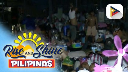 Mga nasunugan sa Tondo, Manila, nagsisiksikan sa evacuation centers;