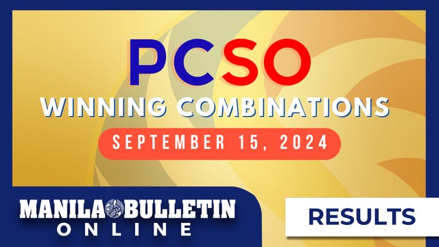 Lotto Draw Results, September 15, 2024 | Ultra Lotto 6/58, Super Lotto 6/49, 3D, 2D