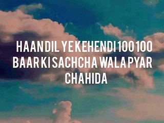 Saccha Wala Pyar - Lyrics | Tulsi Kumar | Vishal Mishra | Sparsh Shrivastava | Pratibha Ranta