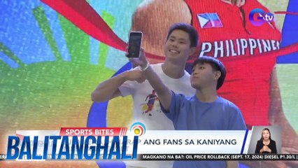 EJ Obiena, hinarap ang fans sa kaniyang meet and greet | Balitanghali