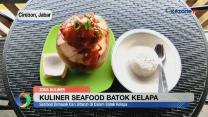 Bikin Laper! Paduan Rasa Unik Seafood yang Disajikan di Batok Kelapa Muda