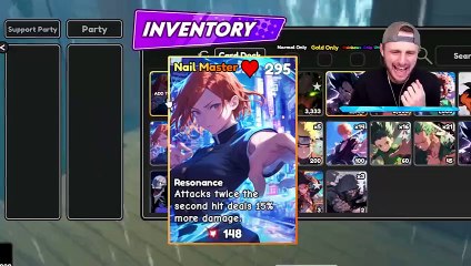 SSUNDEE 0.0001% Chance of Unlocking These Anime Character Cards (Roblox)