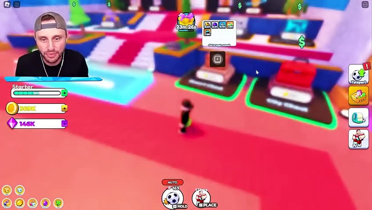 SSUNDEE Kicking a Ball 4,837,162 Miles Around The World in Roblox
