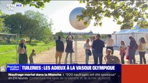 JO 2024: les adieux à la vasque olympique débutent aux Tuileries