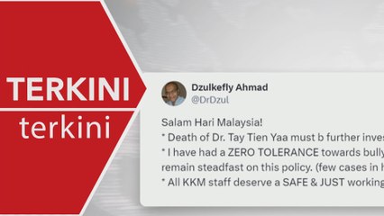 [TERKINI] Dr Dzul gesa siasatan terperinci ke atas Dr. Tay Tien Yaaa