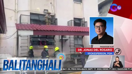 Panayam kay Dr. Jonas Del Rosario, PGH (September 16, 2024) | Balitanghali