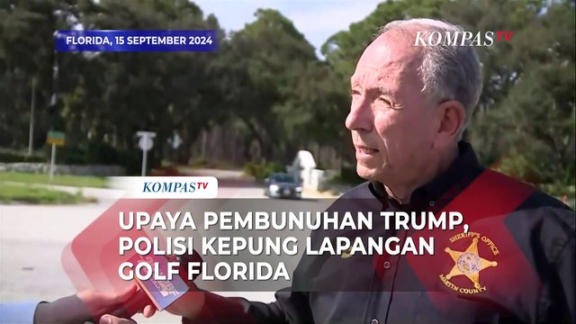 Upaya Pembunuhan Donald Trump, Polisi Kepung Lapangan Golf Florida