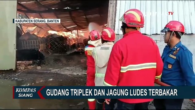 Gudang Penyimpanan Kayu dan Jagung Ludes Terbakar, Petugas Damkar Kesulitan Cari Air