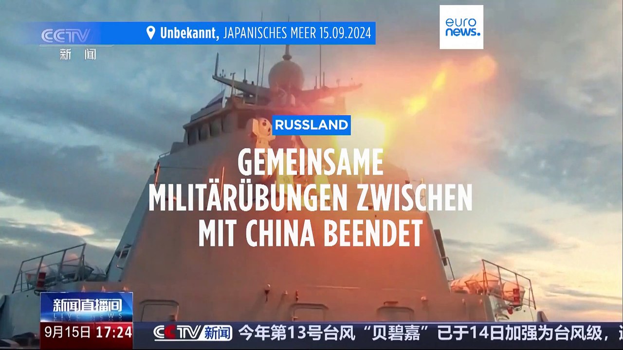 Gemeinsame Militärübungen von Russland und China im Japanischen Meer beendet