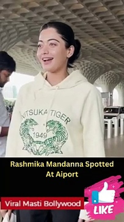 Rashmika Mandanna & Pooja Hegde Spotted At Airport Viral Masti Bollywood