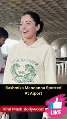 Rashmika Mandanna & Pooja Hegde Spotted At Airport Viral Masti Bollywood