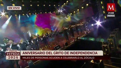 Gran ambiente en el Zócalo: Concierto de la Banda MS y espera por el último grito de AMLO