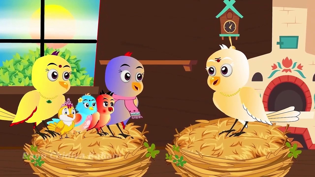 Chidiya-OR-Kauwaye Kahani Cartoon  New Rano Chidiya Wala Cartoon  Hindi Achi  Kalu Chidiya Ghar - 720