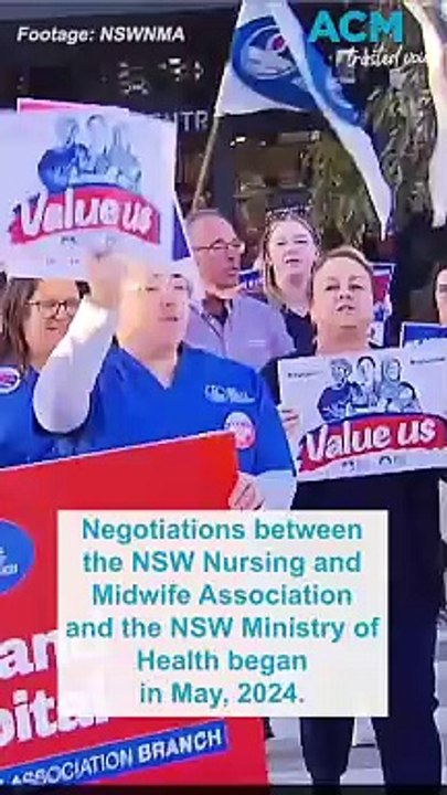 Nurses strike across NSW for 15% pay rise