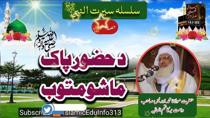 03-  Seerat un Nabi s.a.w- Da Huzor saw Mashomtob