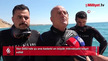Türkiye'nin en büyük gölünde en büyük keşif