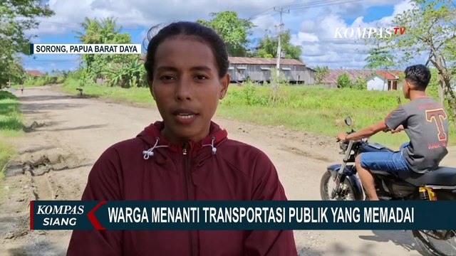 Warga Sorong Menanti Transportasi Umum yang Memadai, Agar Tak Harus Menunggu Lama