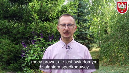 Wideo poradnik  nt. "testamentu" dla mieszkańców Powiatu Wolsztyńskiego