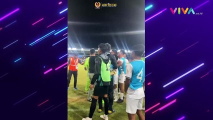 VIDEO Jerit Tangis Sakit Hati Pemain Sulteng Dicurangi Wasit