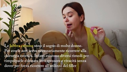 Come aggiungere volume alle labbra, senza filler